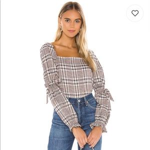 Line & Dot Quinn Tie Up Top